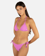 Wave Scrunch Tri Top - Orchid