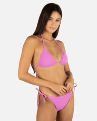 Wave Scrunch Tri Top - Orchid