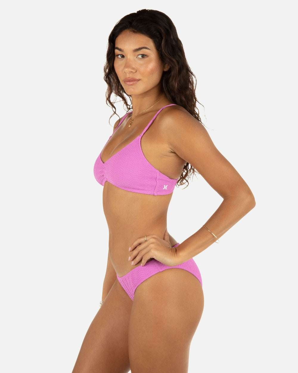 Wave Scrunch Bralette - Orchid