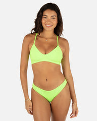 Solid Reversible Moderate Bottom - Key Lime/Grass Green