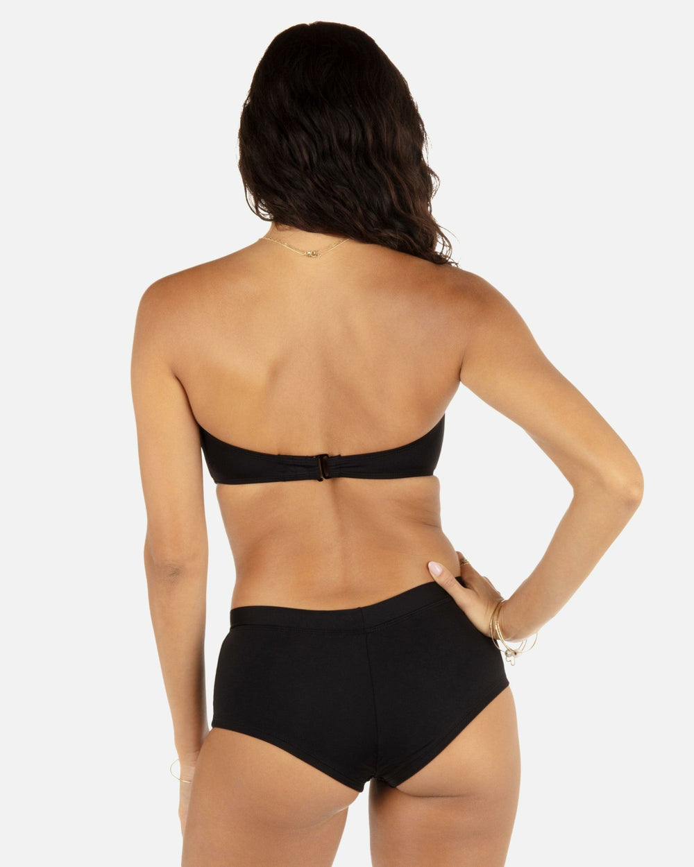 Solid Ring Bandeau - Black