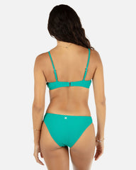 Wave Scrunch Moderate Bottom - Teal