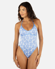 Pua Jaquard Cheeky One Piece - Cloud