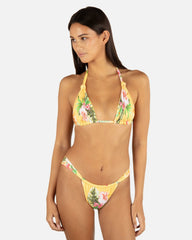 Malia Front Slide Cheeky Bikini Bottom - Sorbet