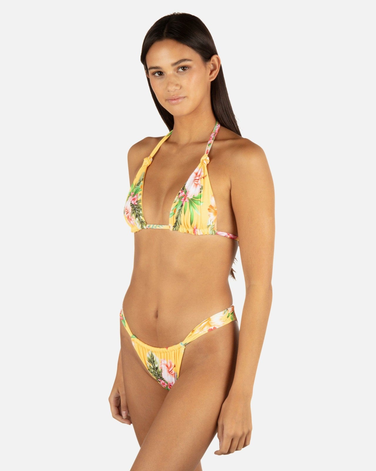 Malia Soft Tie Tri Bikini Top - Sorbet
