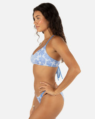 Pua Jacquard Scoop Front Bralette Top - Cloud