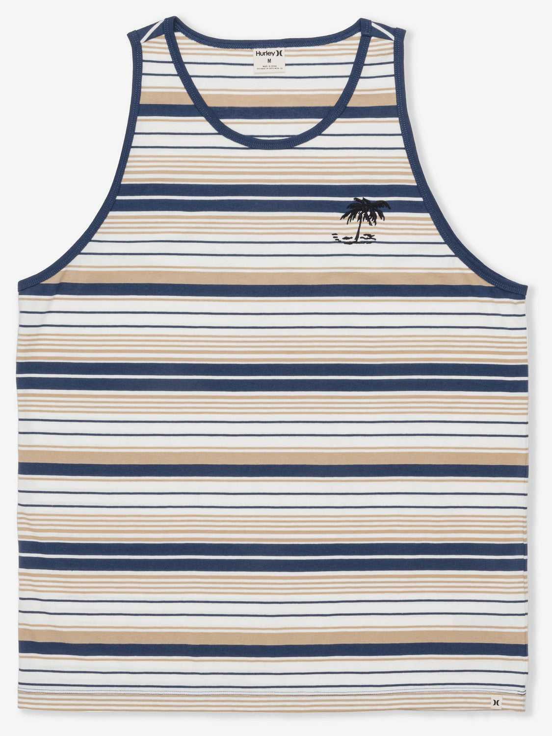Naturals Stripe Tank - Hazelnut