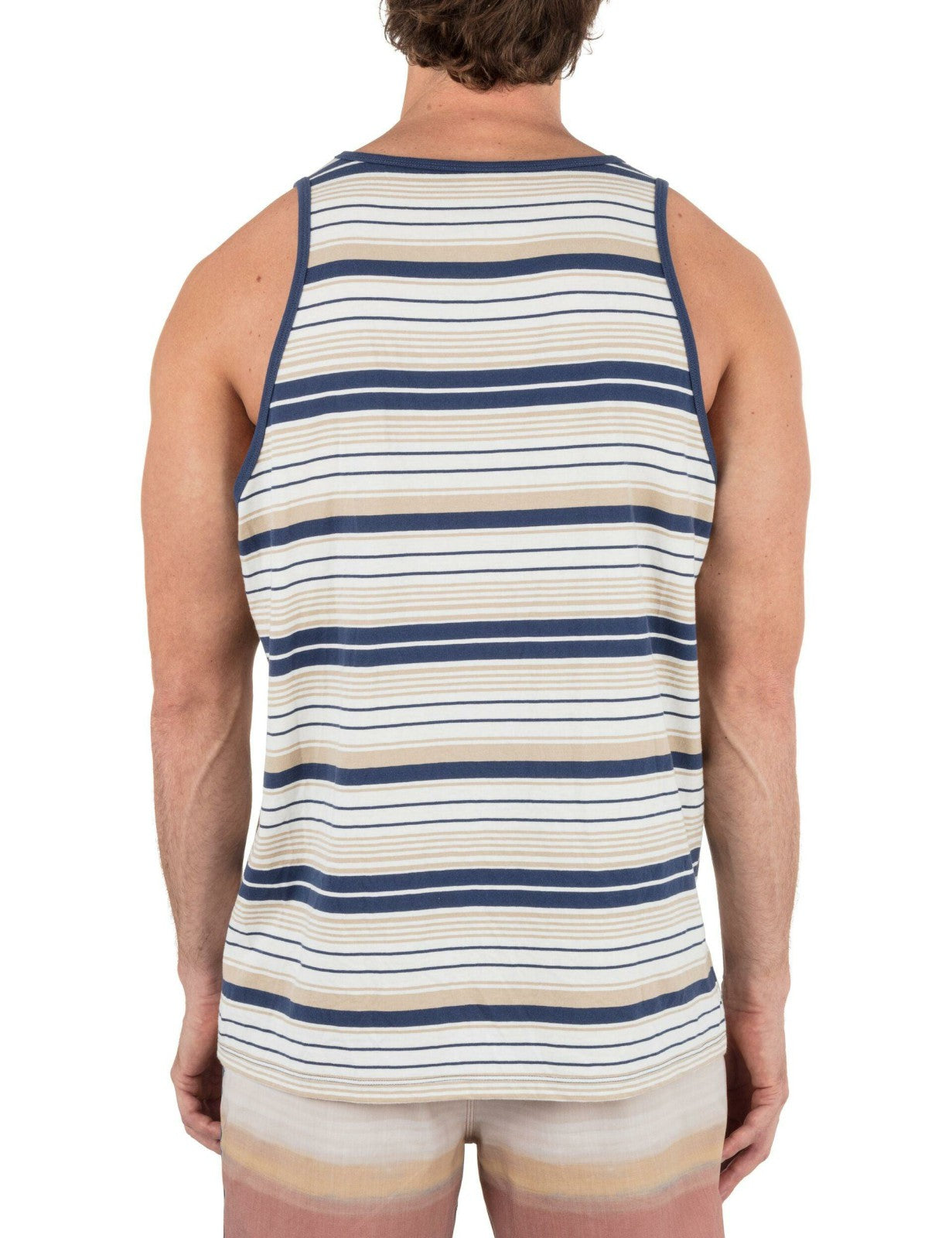Naturals Stripe Tank - Hazelnut
