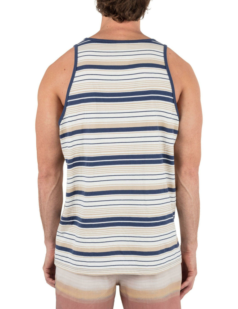 Naturals Stripe Tank - Hazelnut