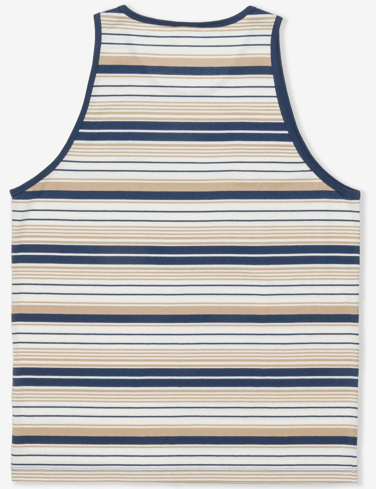 Naturals Stripe Tank - Hazelnut
