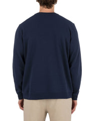 Icon Long Sleeve Crew - Dark Blue