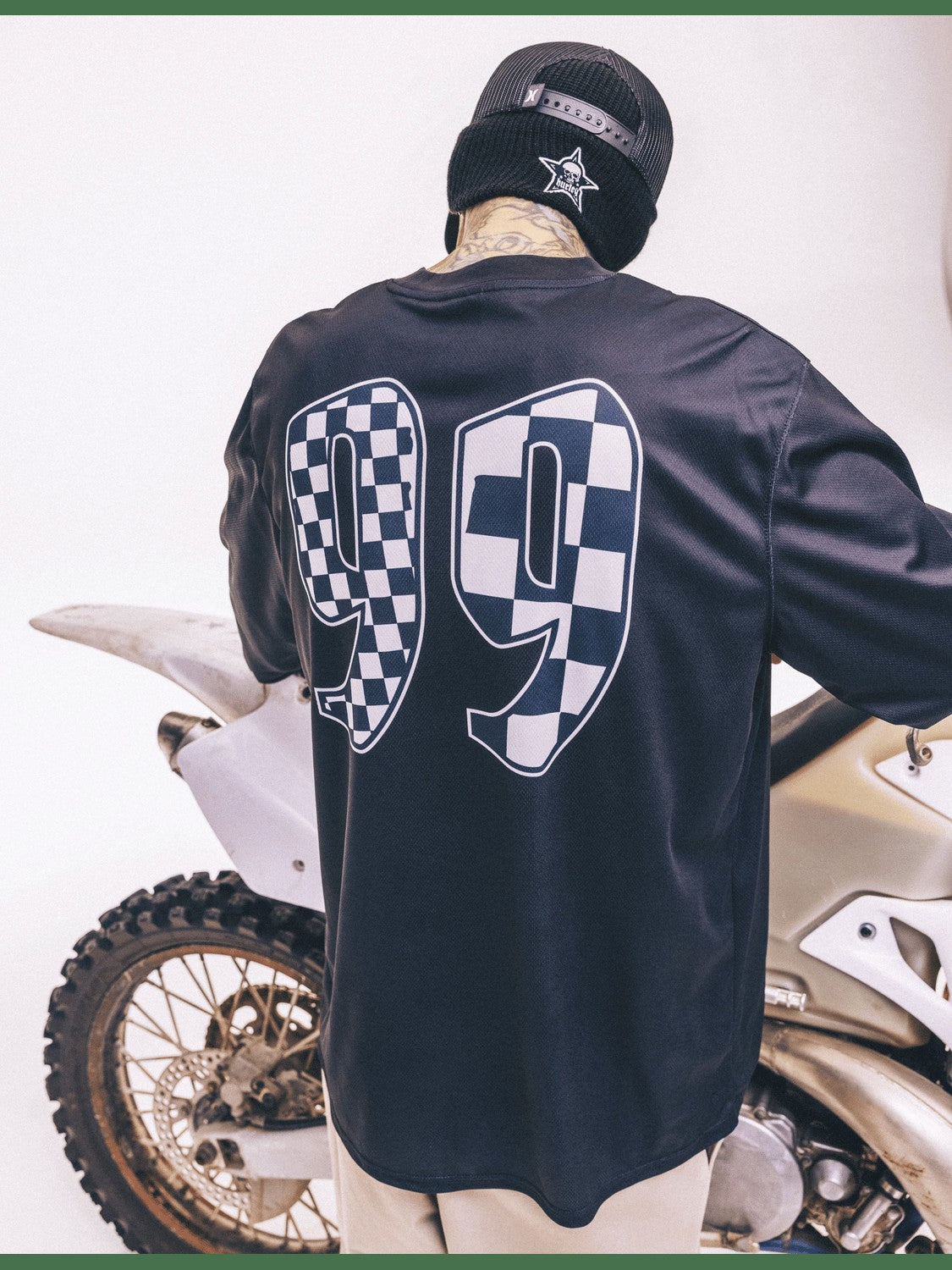 Hurley x Travis Barker Check Out Long Sleeve Jersey - Black