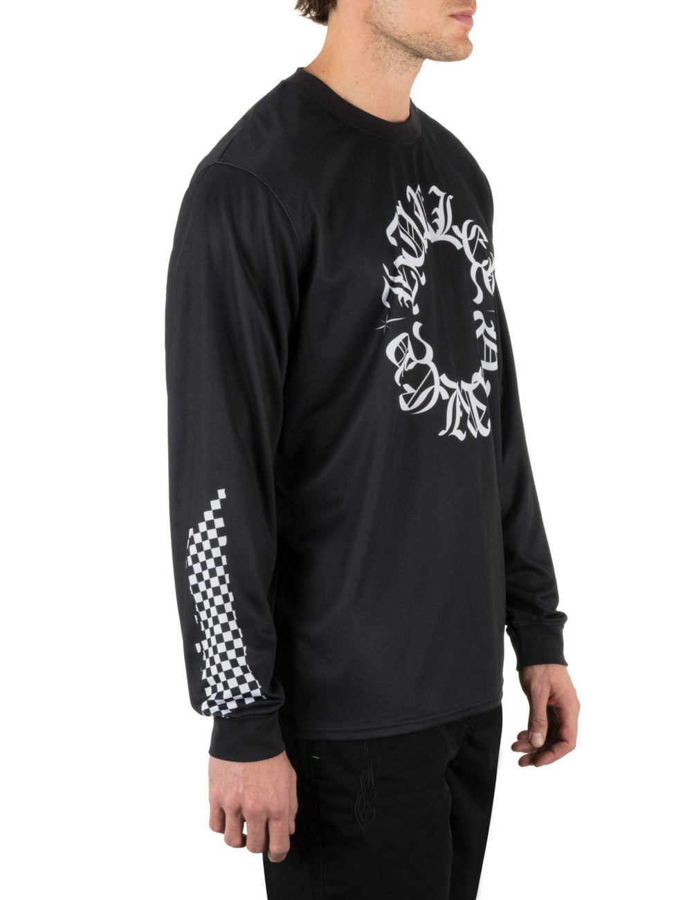 Hurley x Travis Barker Check Out Long Sleeve Jersey - Black