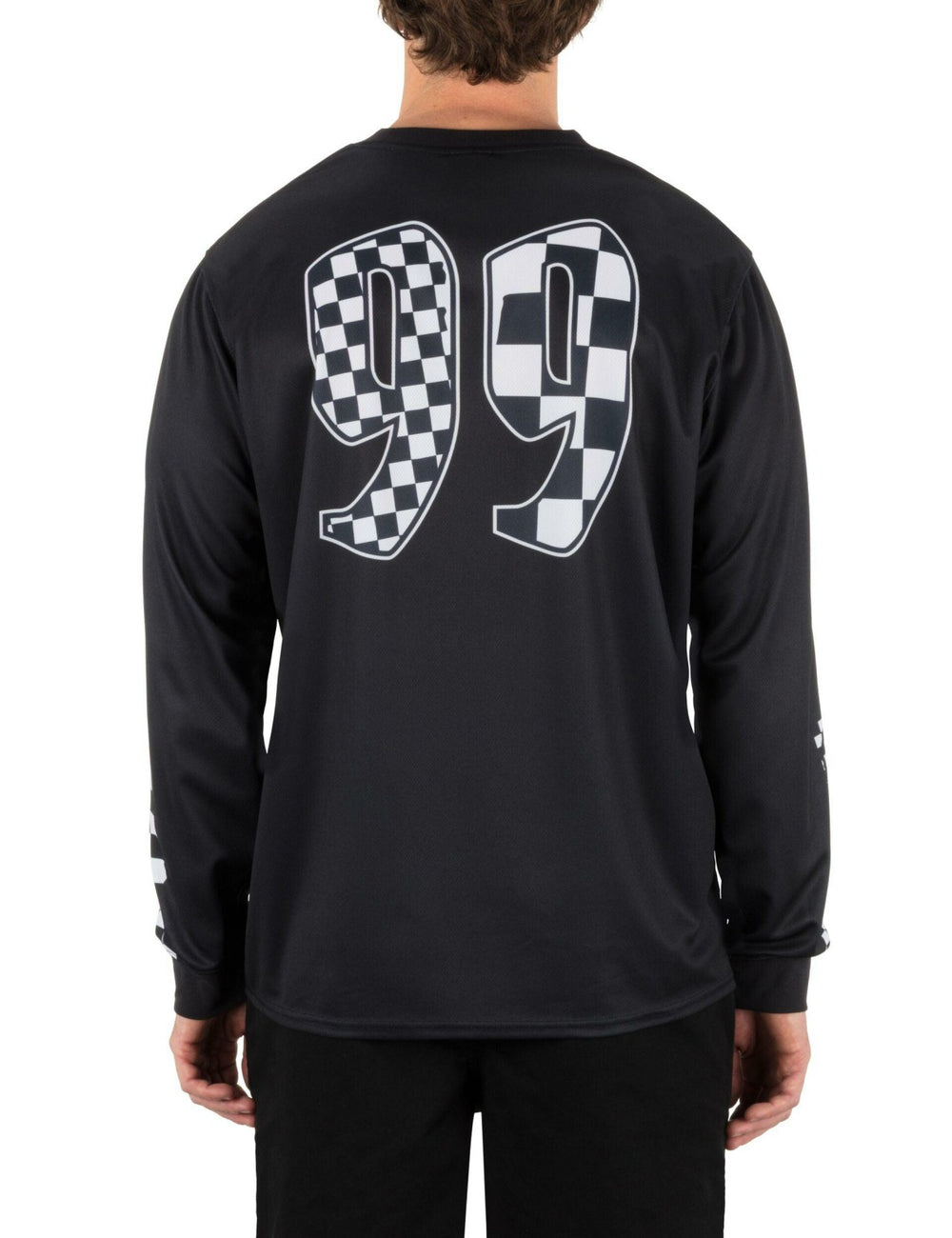 Hurley x Travis Barker Check Out Long Sleeve Jersey - Black