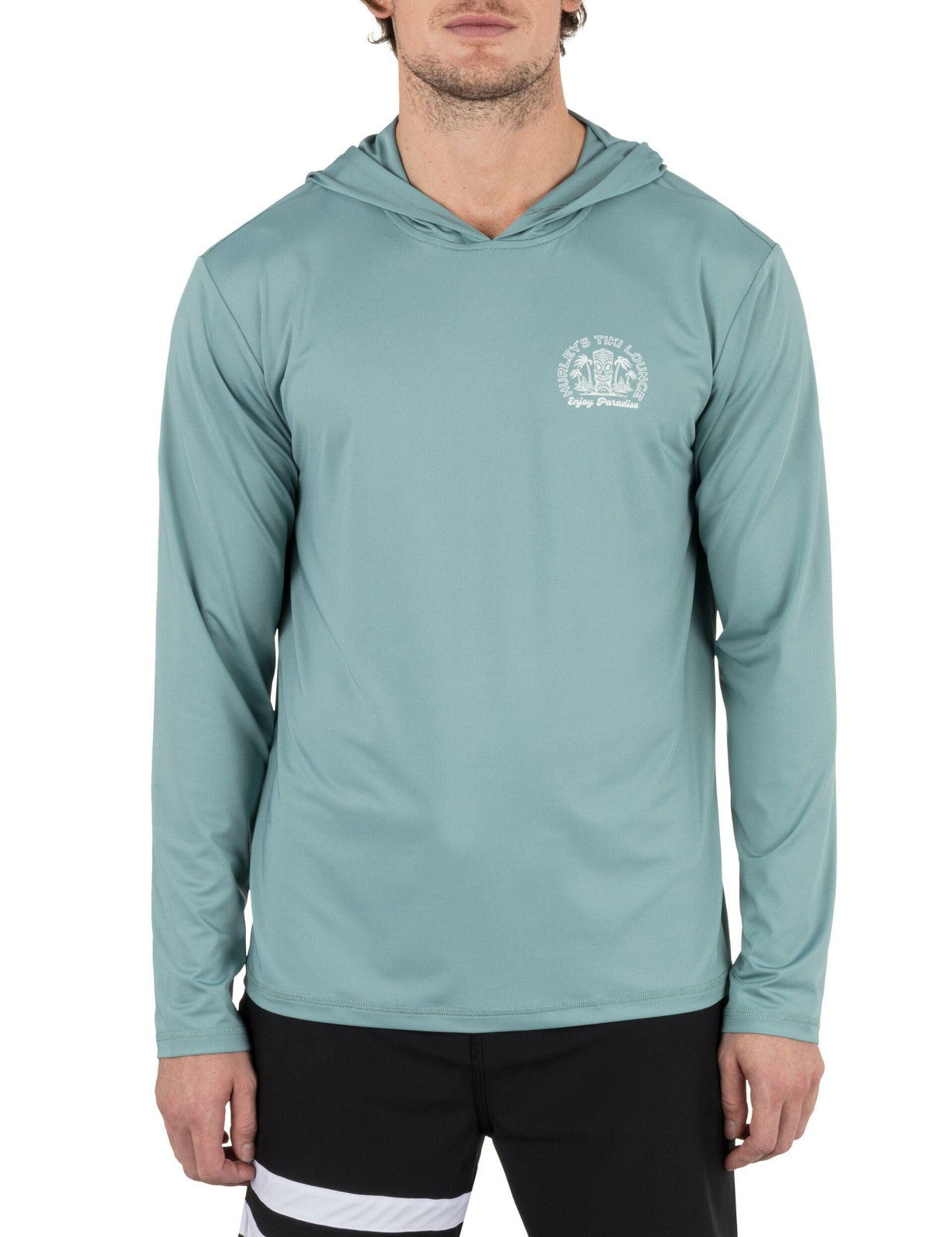 Hybrid UPF Hooded Long Sleeve - Artillery