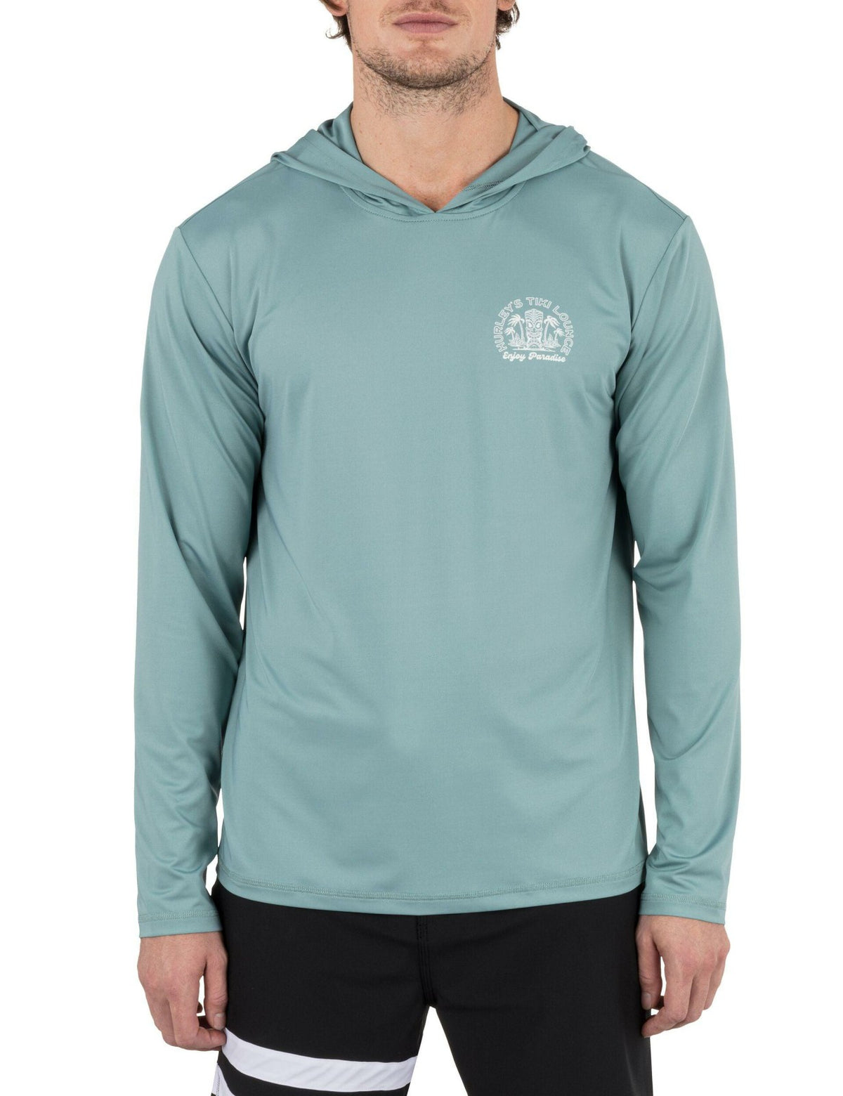 Hybrid UPF Hooded Long Sleeve - Artillery