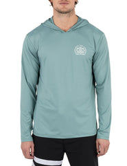 Hybrid UPF Hooded Long Sleeve - Artillery