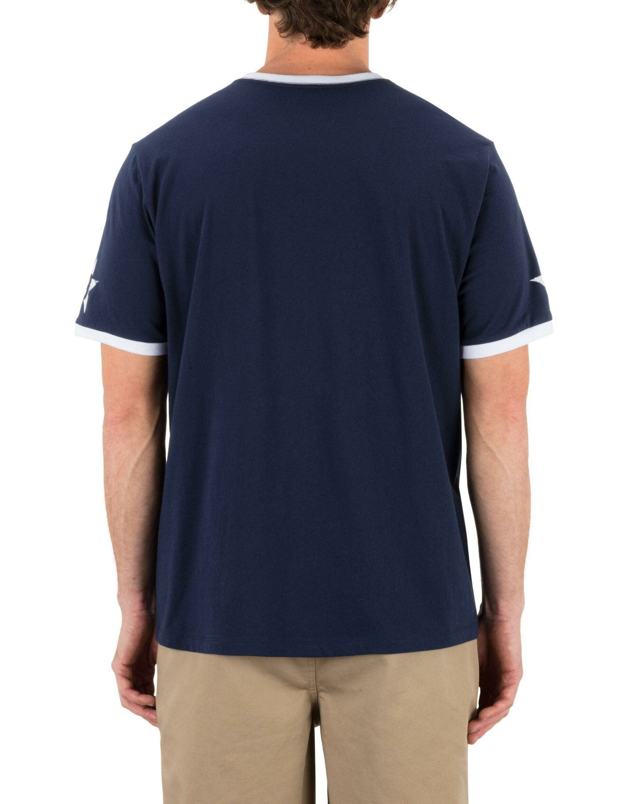 Hurley x Travis Barker Blink Ringer Short Sleeve Tee - Blue