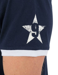 Hurley x Travis Barker Blink Ringer Short Sleeve Tee - Blue