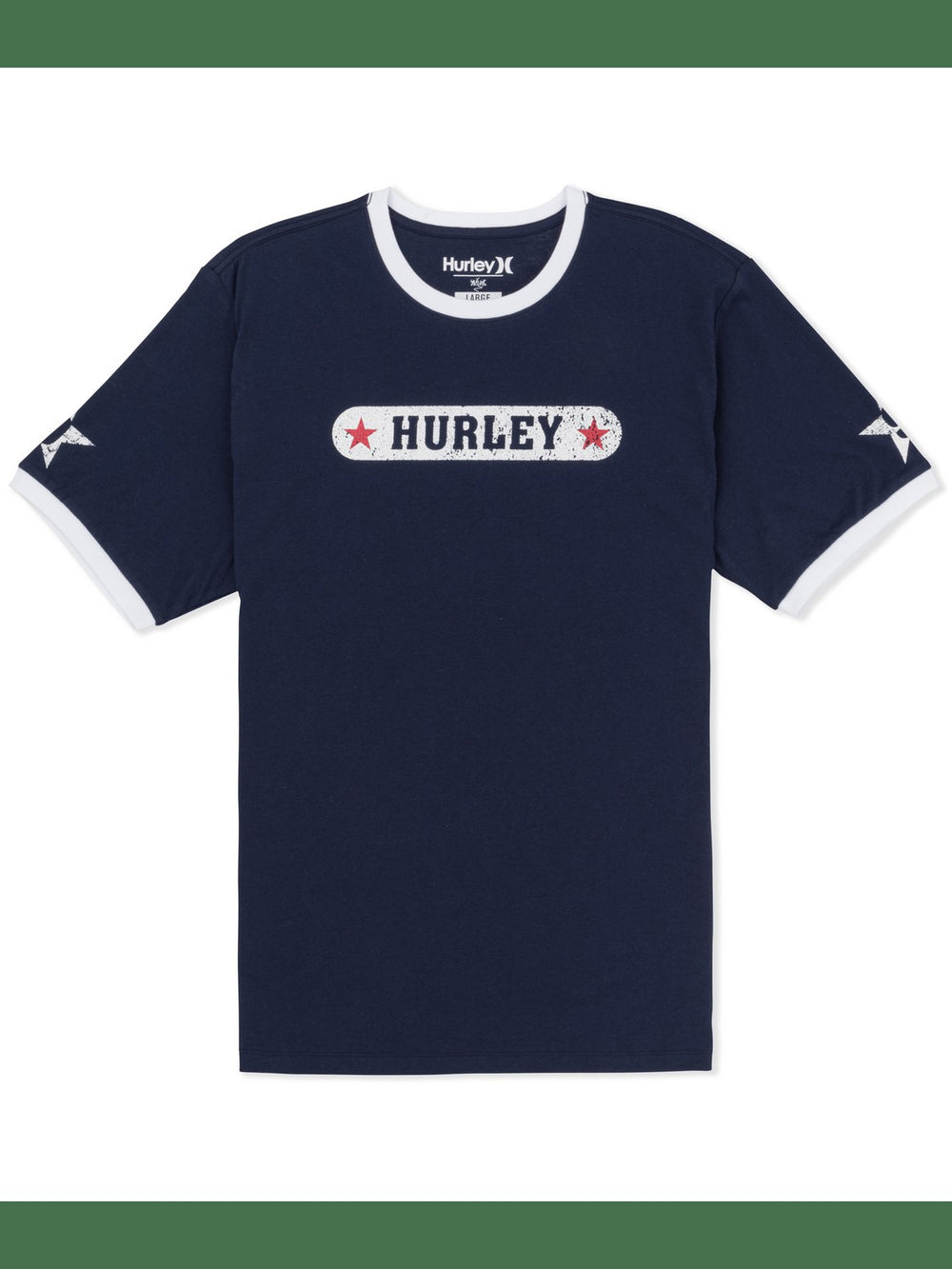 Hurley x Travis Barker Blink Ringer Short Sleeve Tee - Blue