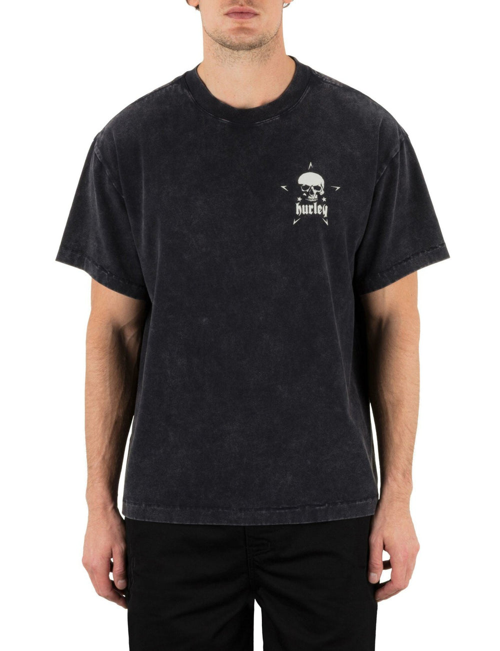 Hurley x Travis Barker Skull Island Short Sleeve - Black
