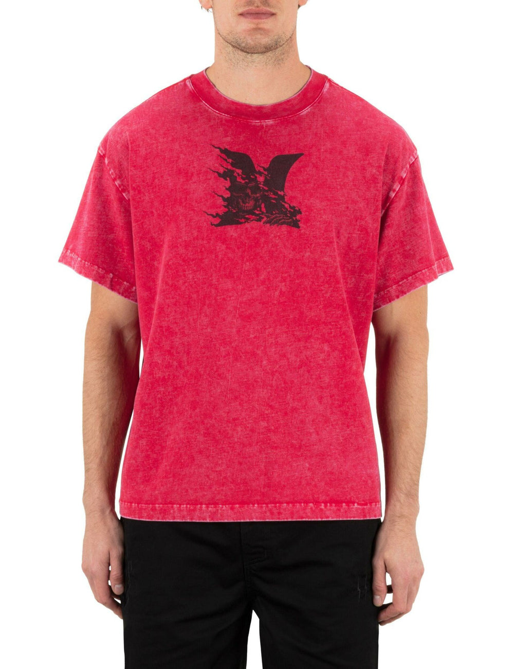 Hurley x Travis Barker Face Death Short Sleeve - Unity Red