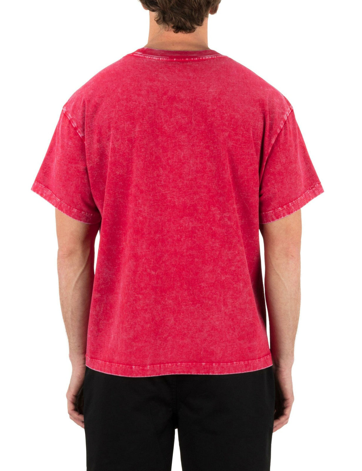 Hurley x Travis Barker Face Death Short Sleeve - Unity Red