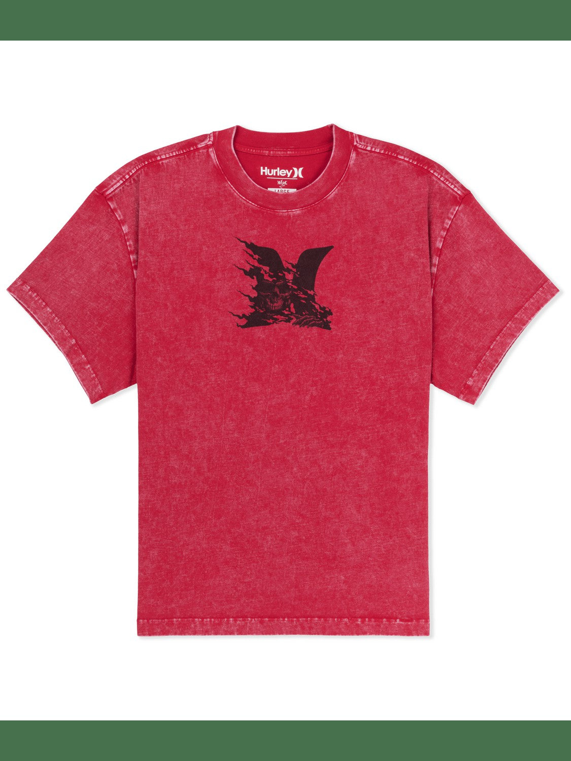 Hurley x Travis Barker Face Death Short Sleeve - Unity Red