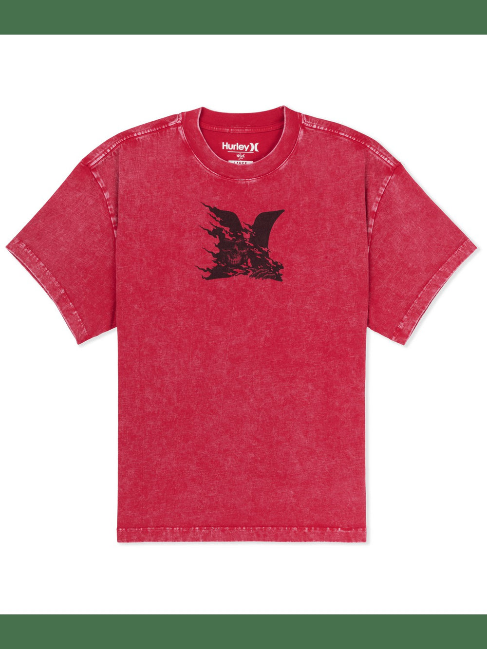 Hurley x Travis Barker Face Death Short Sleeve - Unity Red