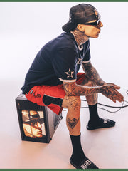 Hurley x Travis Barker Gothic Cargo 22" - Unity Red