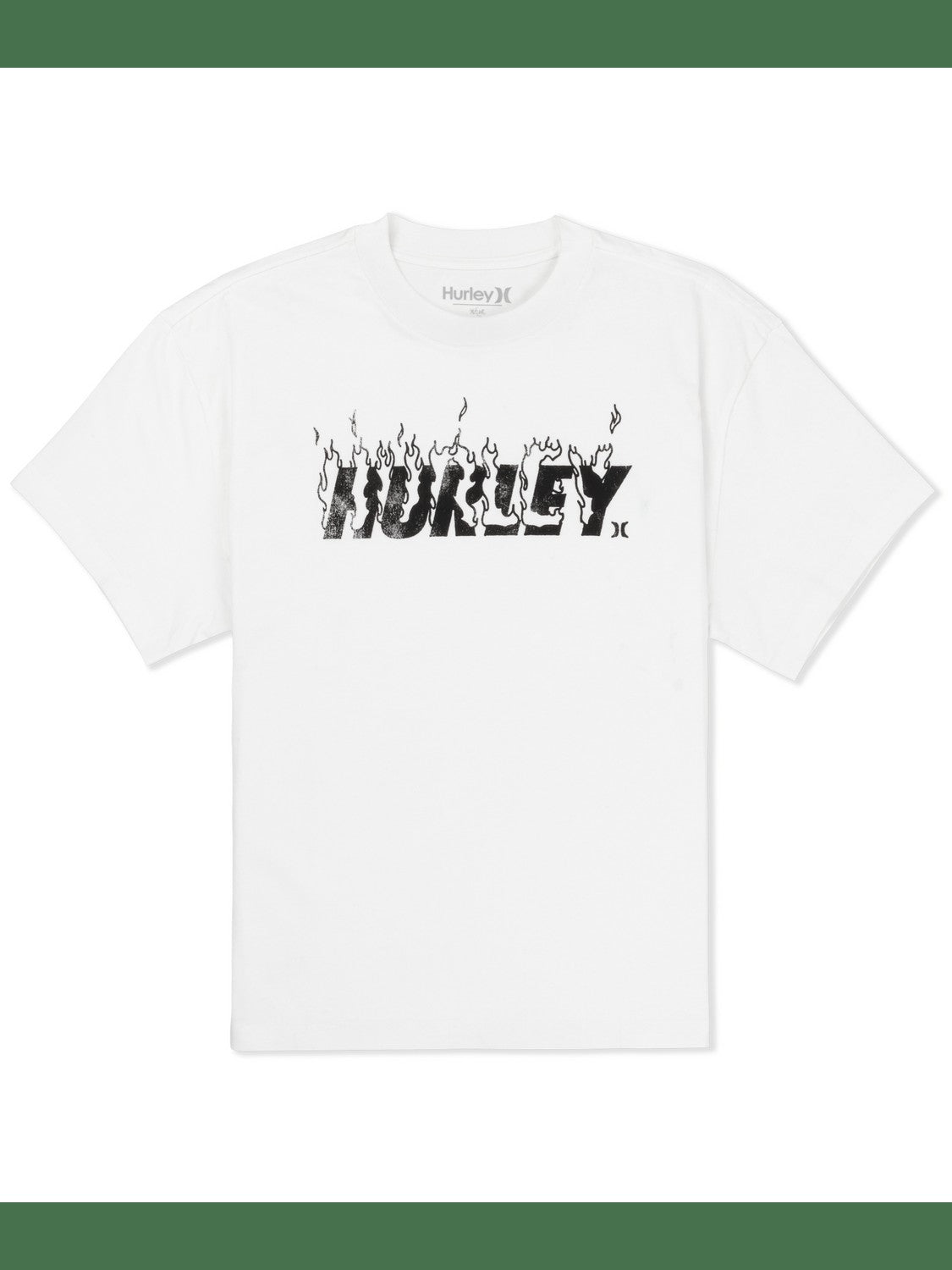 Hurley x Travis Barker Hurley On Fire Short Sleeve Tee - White