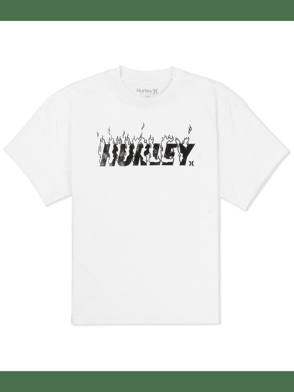 Hurley x Travis Barker Hurley On Fire Short Sleeve Tee - White