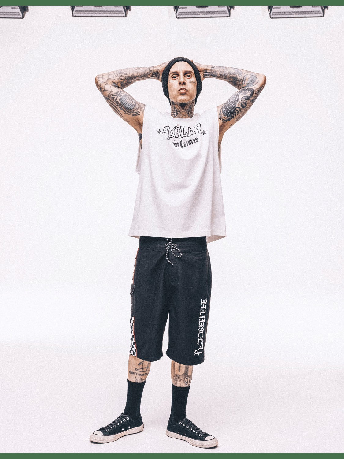 Hurley x Travis Barker Gothic Cargo 22" - Black