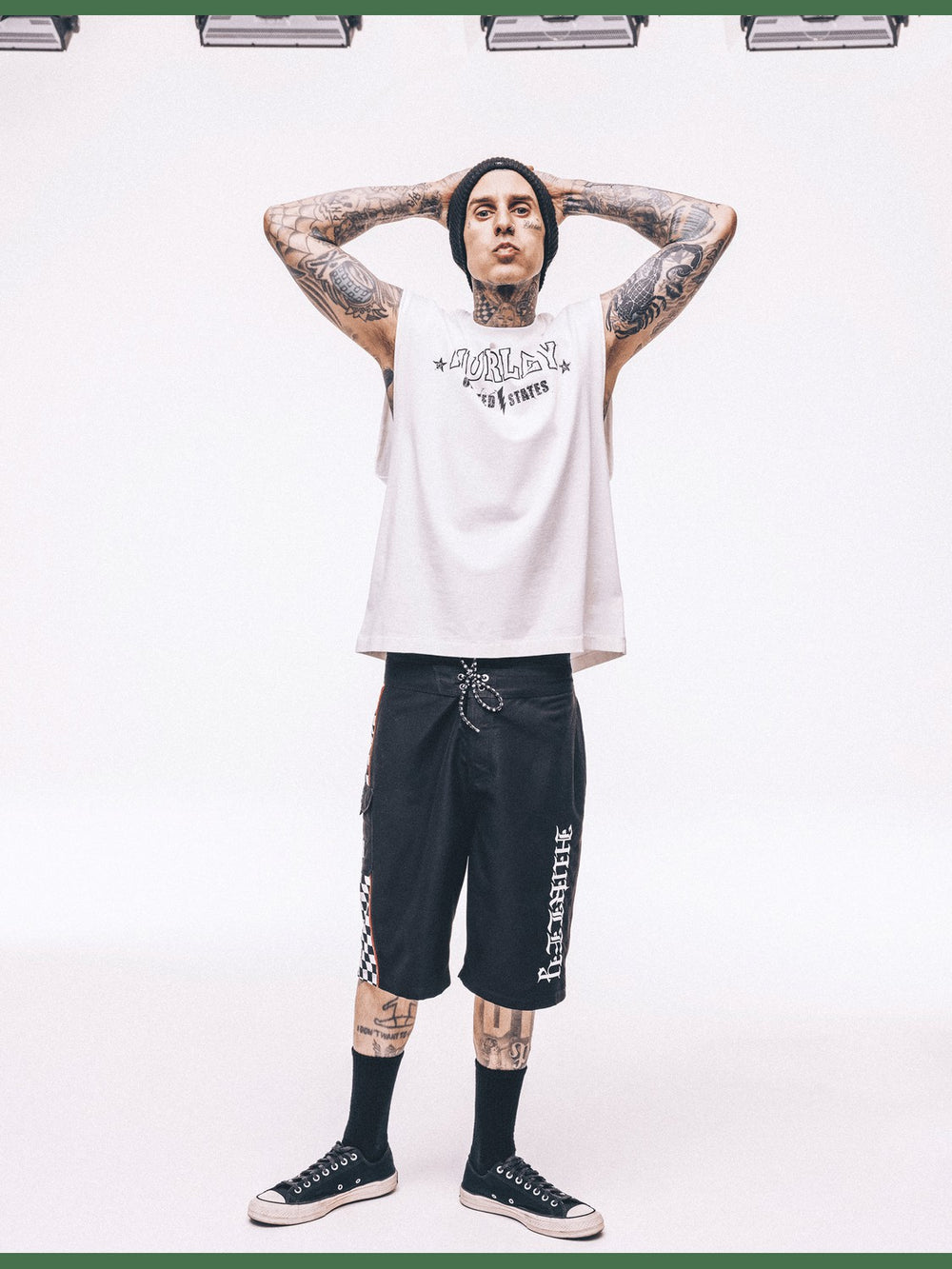 Hurley x Travis Barker Gothic Cargo 22" - Black