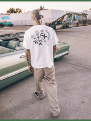 Hurley x Travis Barker Old Rose Short Sleeve Tee - White