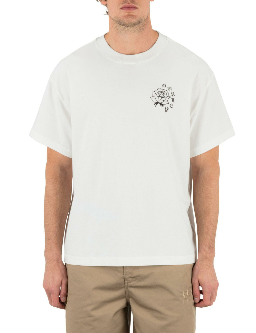 Hurley x Travis Barker Old Rose Short Sleeve Tee - White