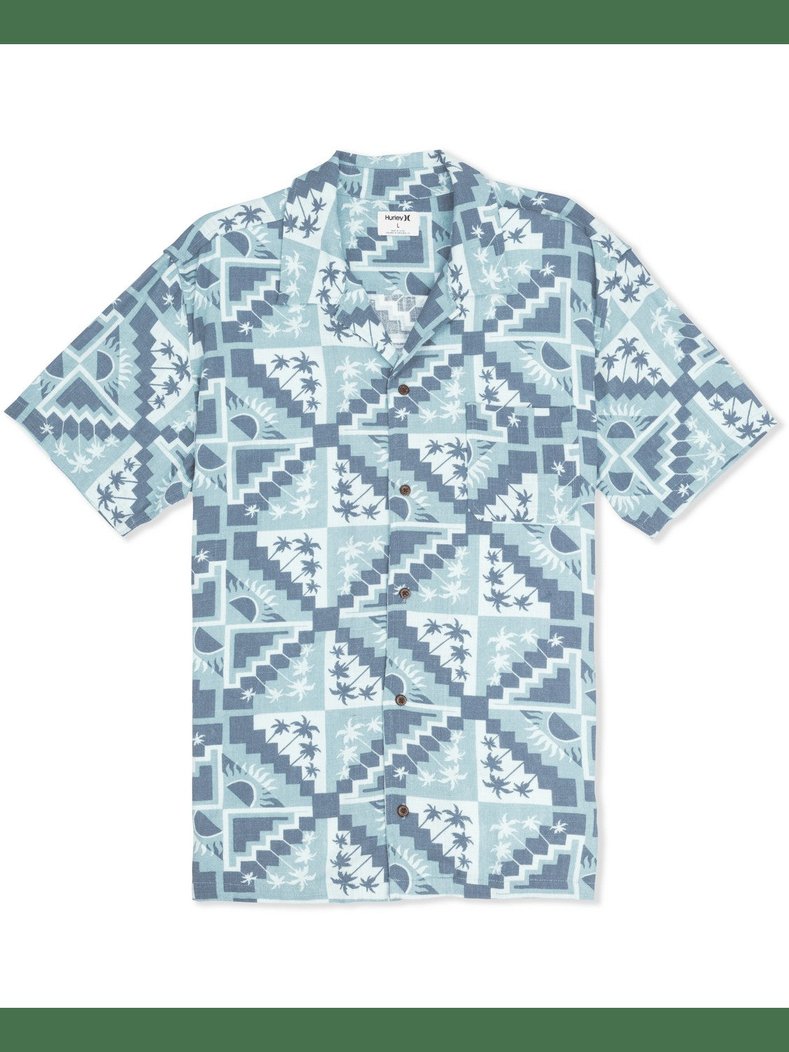 Laguna Camp Short Sleeve Shirt - Khaki Green