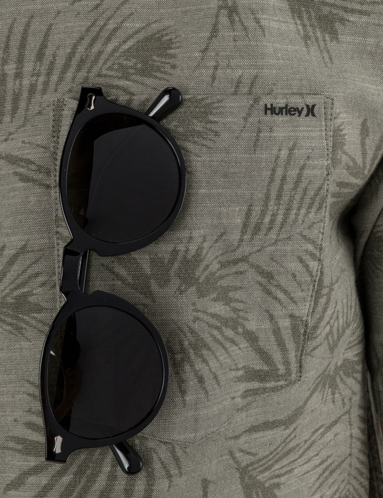 One & Only Stretch Print Short Sleeve Shirt - Rainforest