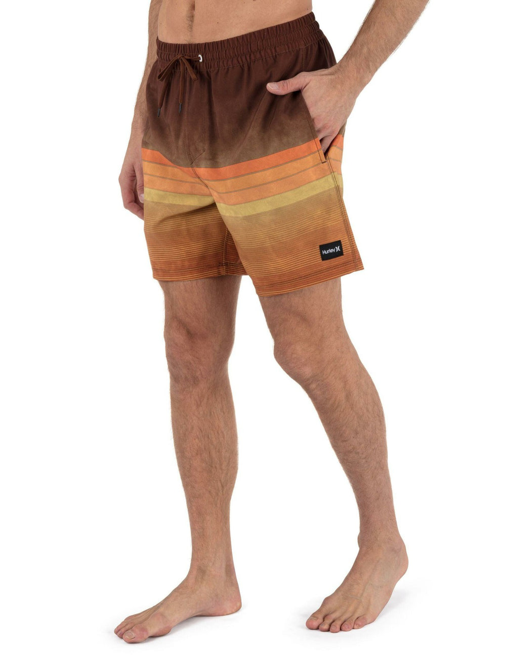 Cannonball Volley Boardshort 17" - Medium Roast