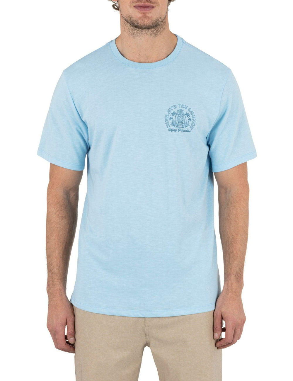Tiki Slub Short Sleeve - Blue Dream