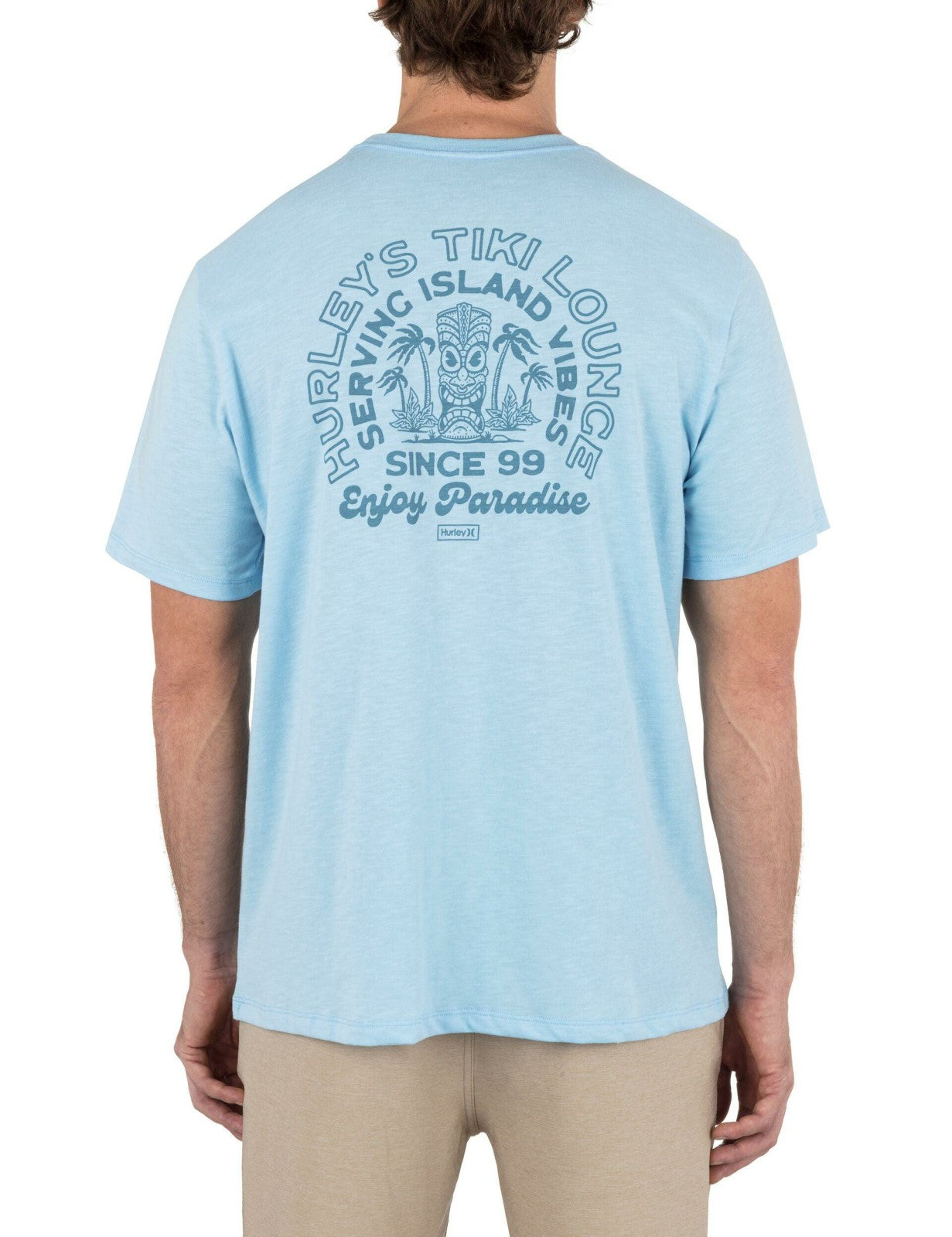 Tiki Slub Short Sleeve - Blue Dream