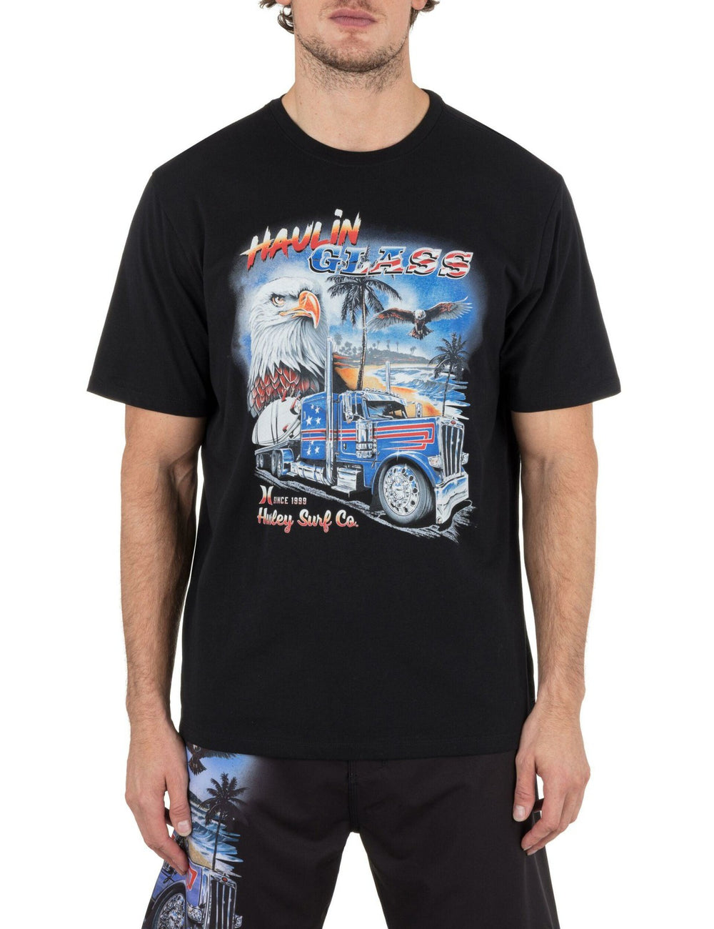 Haulin' Glass Short Sleeve - Black