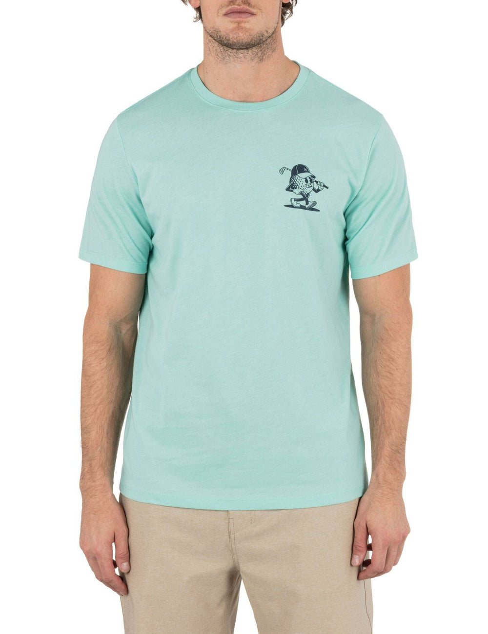 Born to Bogey Short Sleeve - Tropical Mist Heather