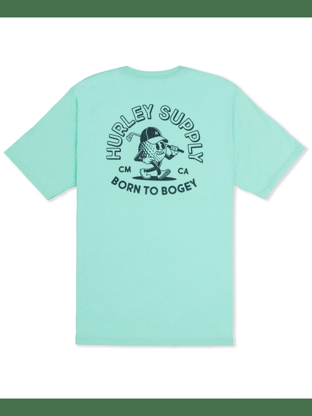 Born to Bogey Short Sleeve - Tropical Mist Heather
