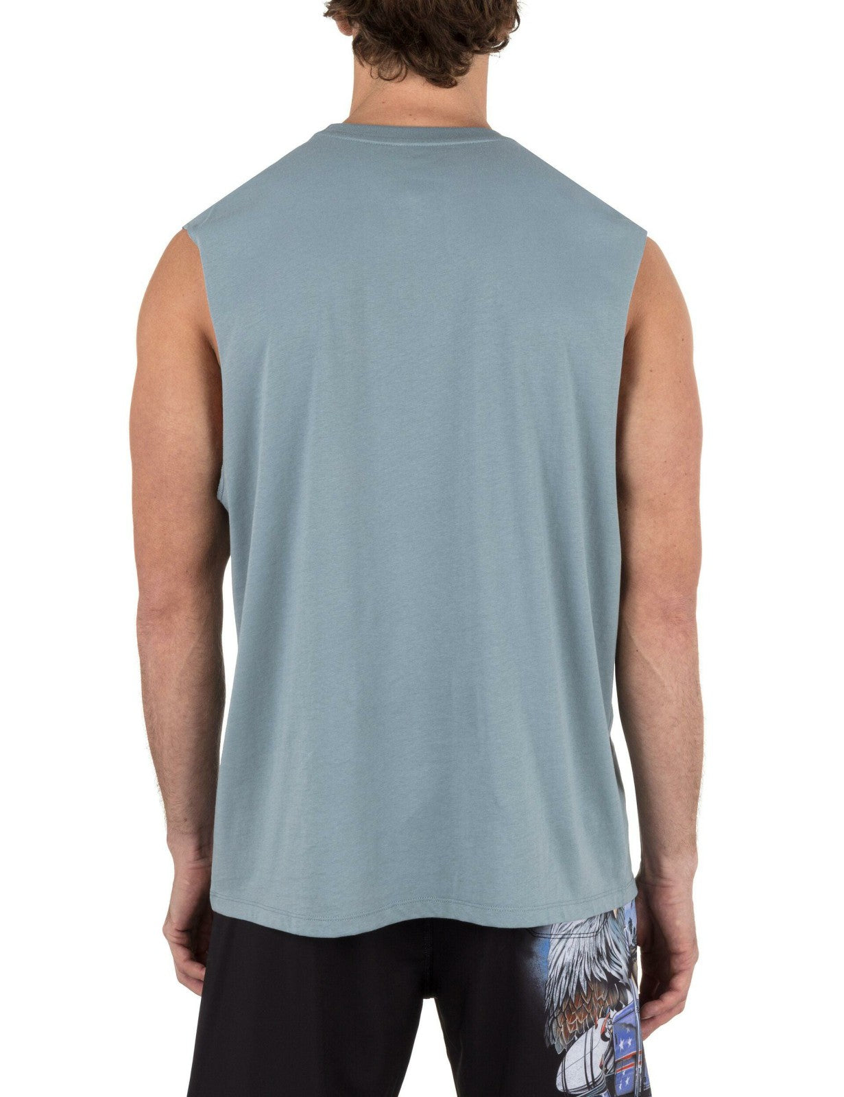 Liberty Muscle Tee - Worker Blue