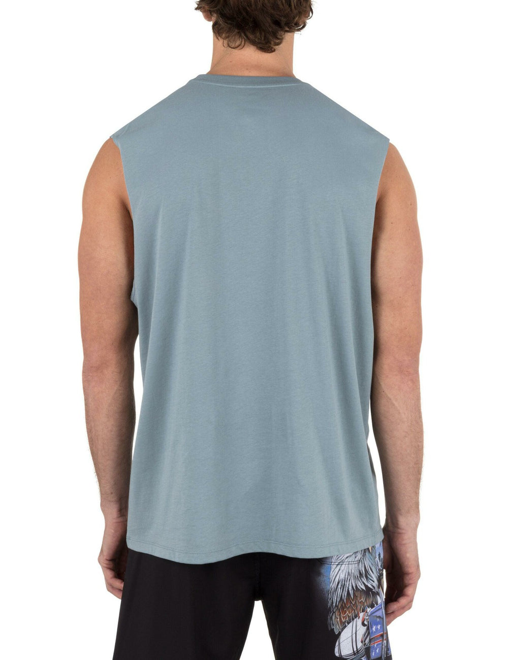 Liberty Muscle Tee - Worker Blue