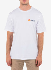 Everyday Sun Stripes Short Sleeve - White