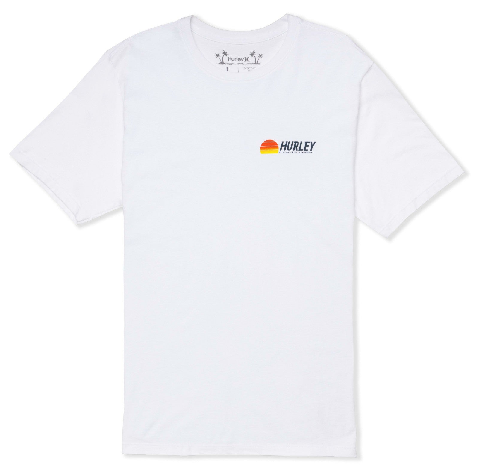 Everyday Sun Stripes Short Sleeve - White