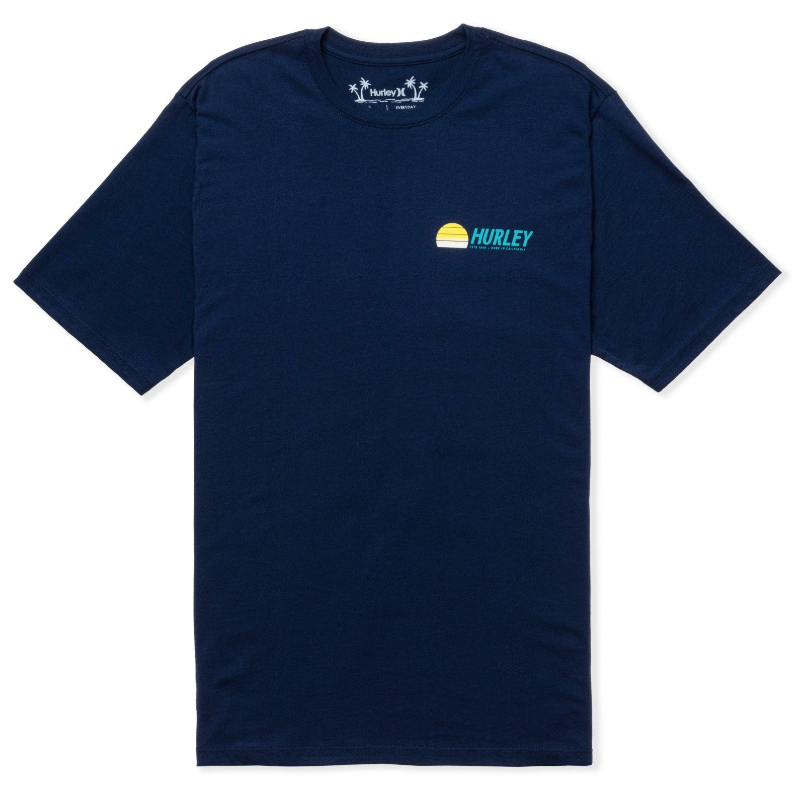 Everyday Sun Stripes Short Sleeve - Midnight Aqua