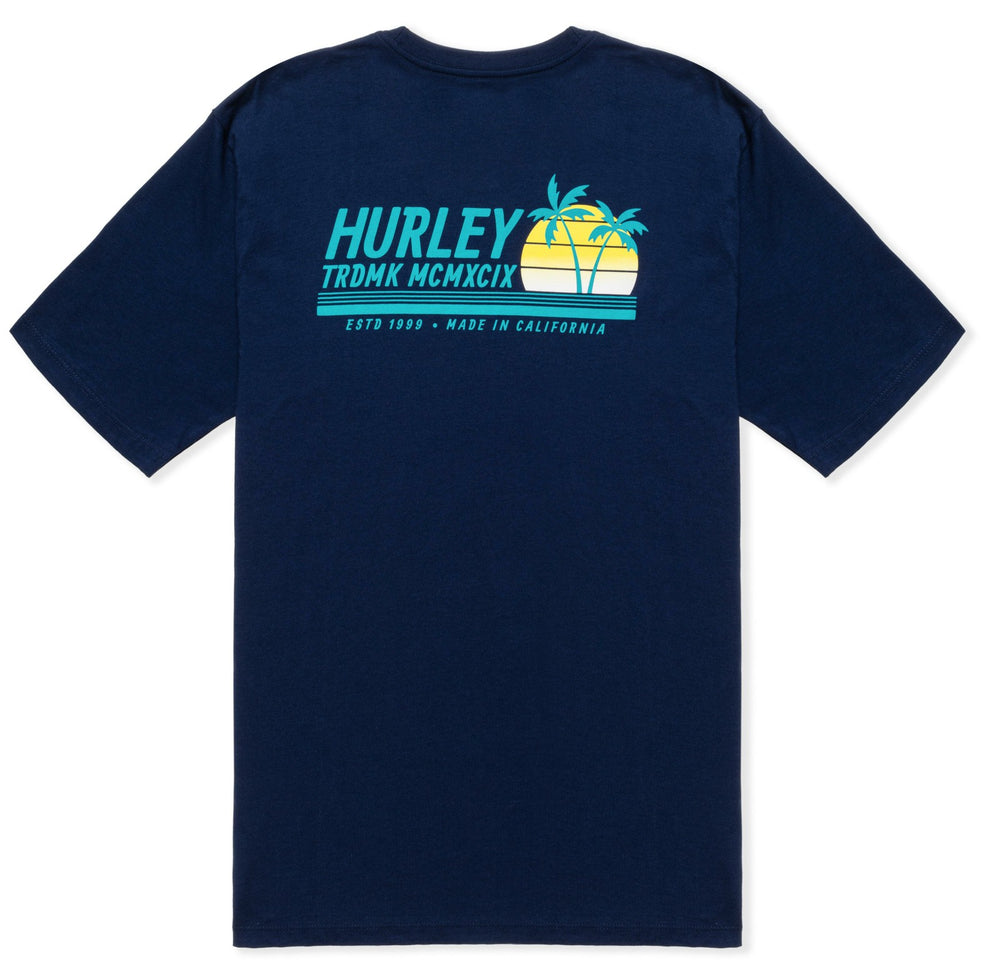 Everyday Sun Stripes Short Sleeve - Midnight Aqua